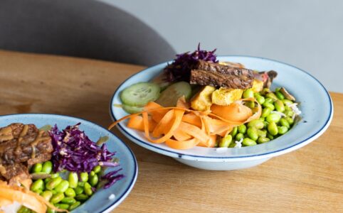 Vegan poke bowl